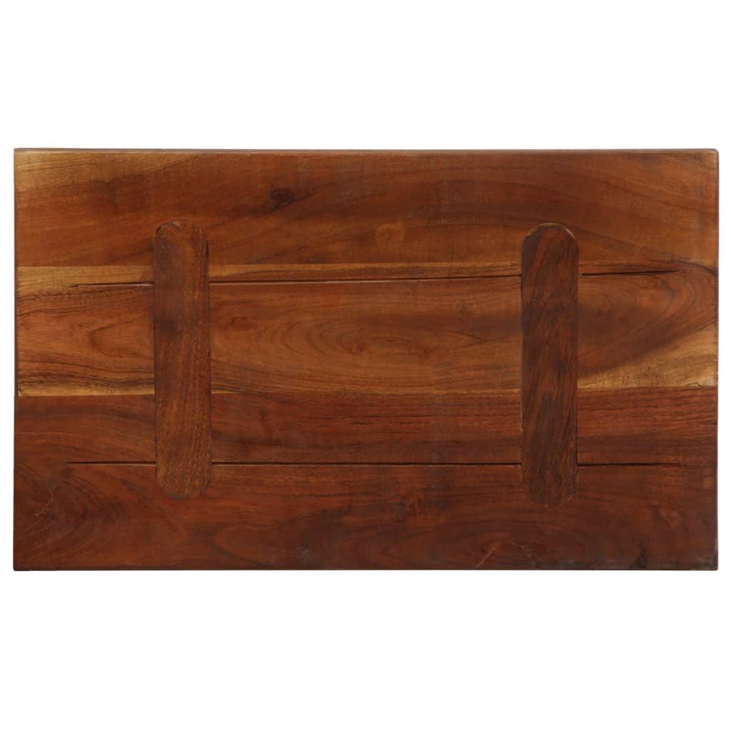 Table Top 50x40x3.8 cm Rectangular Solid Wood Reclaimed