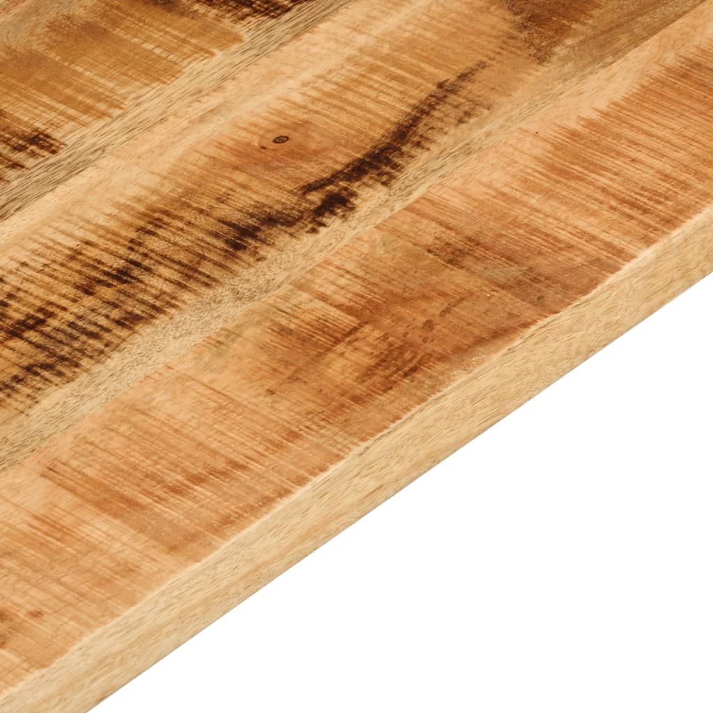 Table Top 120x60x2.5 cm Rectangular Solid Wood Rough Mango