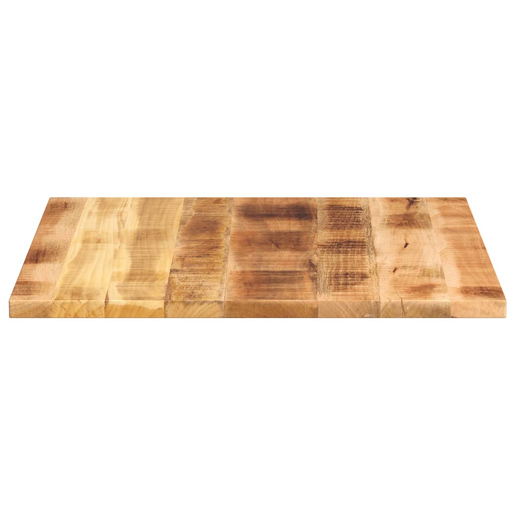 Table Top 90x90x2.5 cm Square Solid Wood Rough Mango
