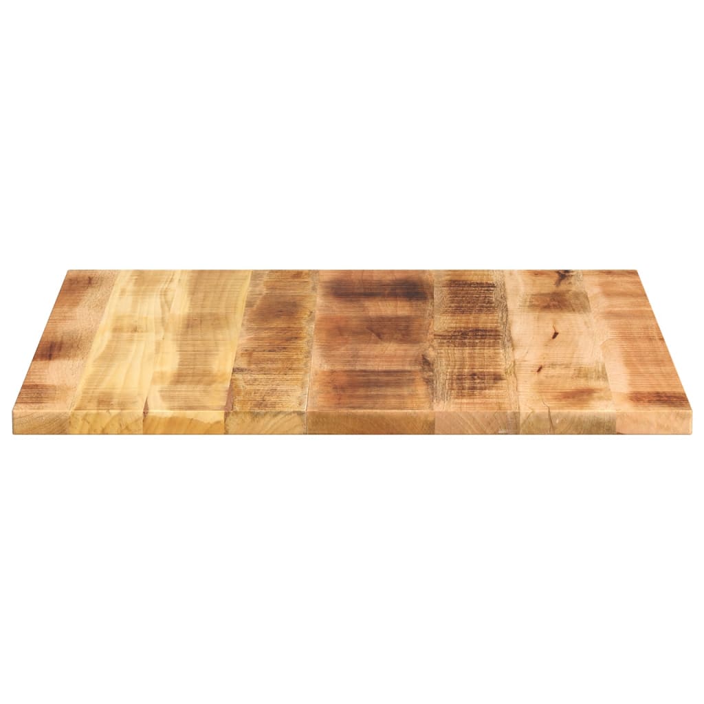 Table Top 70x70x3.8 cm Square Solid Wood Rough Mango