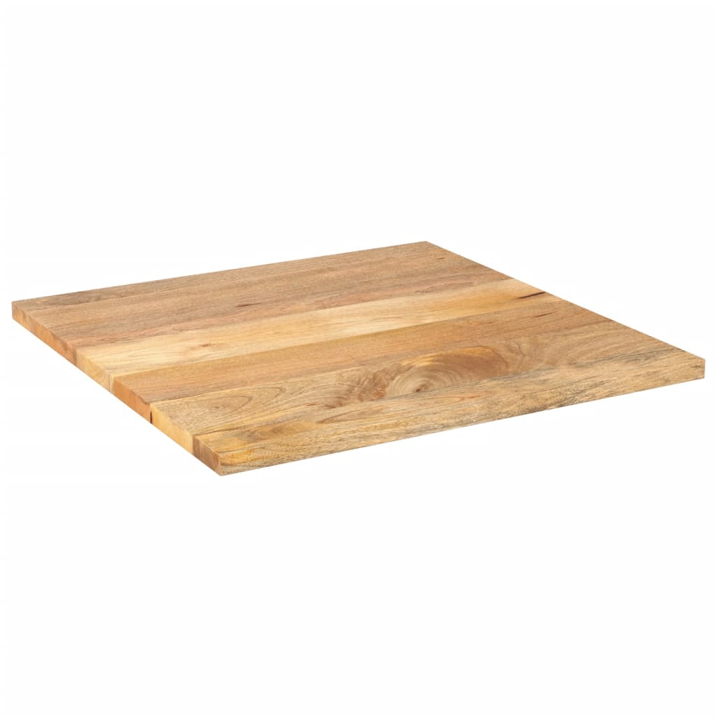 Table Top 80x80x2.5 cm Square Solid Wood Mango