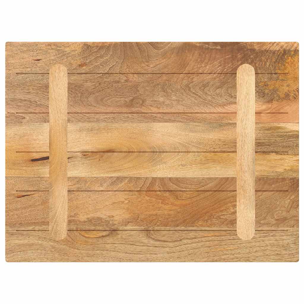 Table Top 90x60x3.8 cm Rectangular Solid Wood Mango