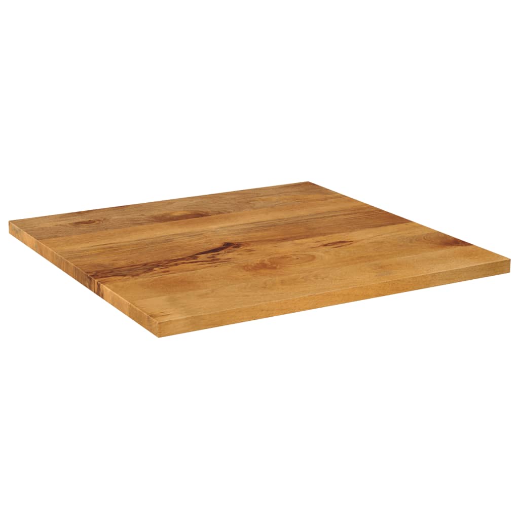 Table Top 80x80x2.5 cm Square Solid Wood Mango