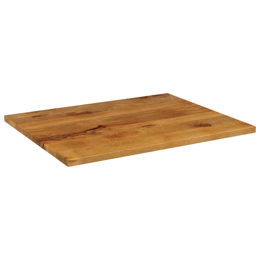 Table Top 90x80x2.5 cm Rectangular Solid Wood Mango