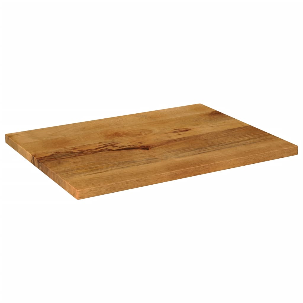 Table Top 80x70x3.8 cm Rectangular Solid Wood Mango