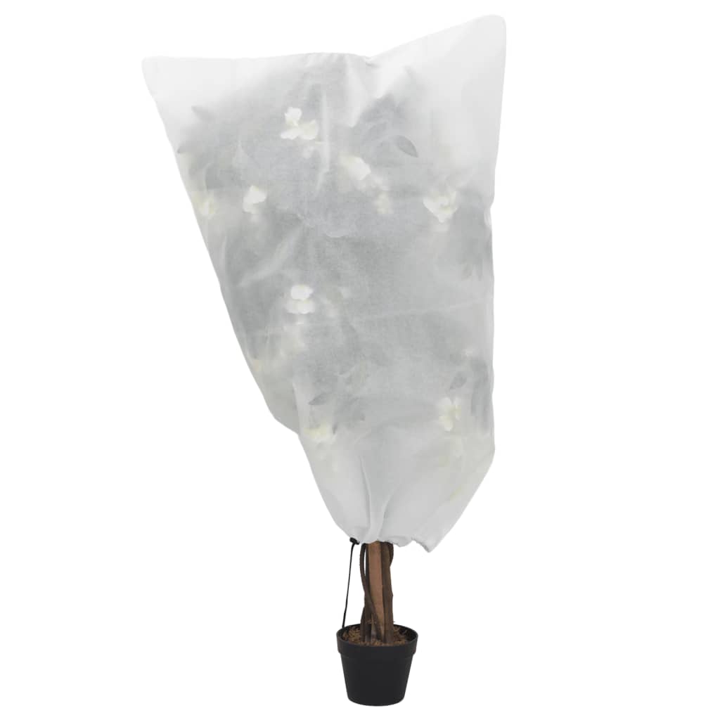 Plant Fleece Covers with Drawstring 8 pcs 70 g/m² 0,8x1 m