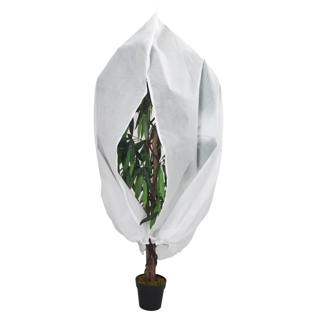 Plant Fleece Covers with Zip 4 pcs 70 g/m² 3.93x3 m