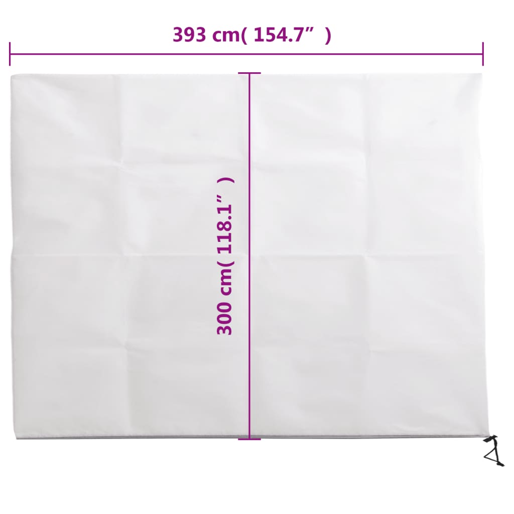 Plant Fleece Covers with Zip 4 pcs 70 g/m² 3.93x3 m