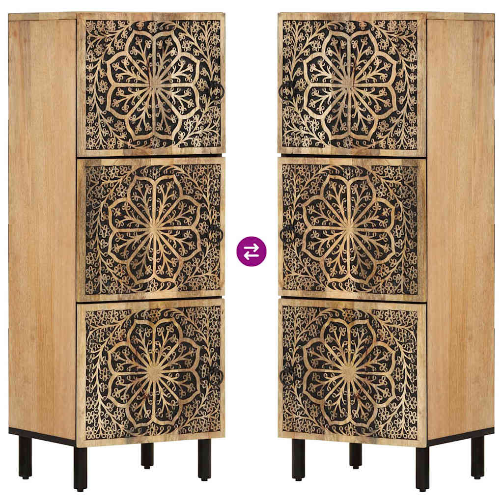 Side Cabinet 40x33x110 cm Solid Wood Mango