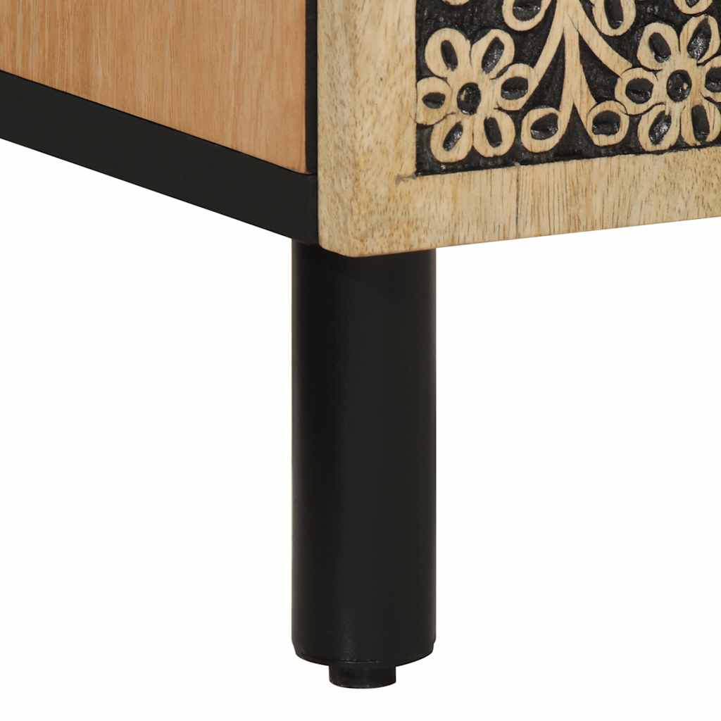 Side Cabinet 40x33x110 cm Solid Wood Mango
