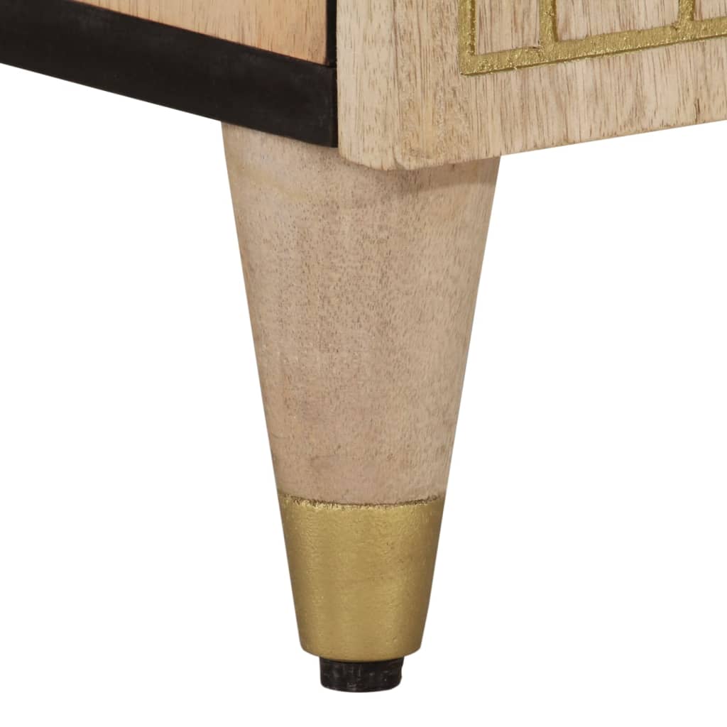 TV Cabinet | Natural wood | Solid mango wood, engineered wood | Medium