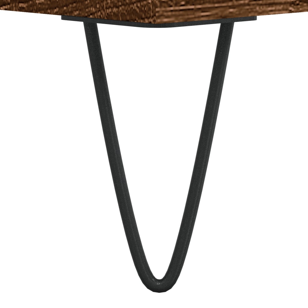 Coffee Table Brown Oak 90x50x36,5 cm Engineered Wood