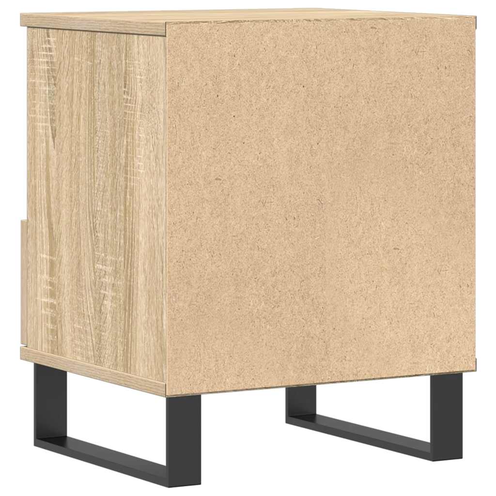 Bedside Cabinets 2 pcs Sonoma Oak 40x35x50 cm Engineered Wood