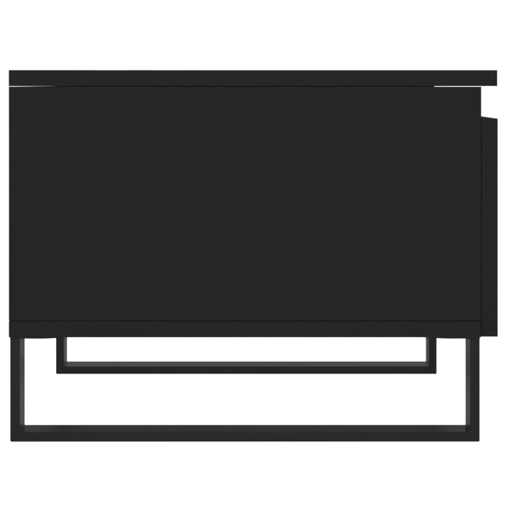 Coffee Tables 2 pcs Black 50x46x35 cm Engineered Wood