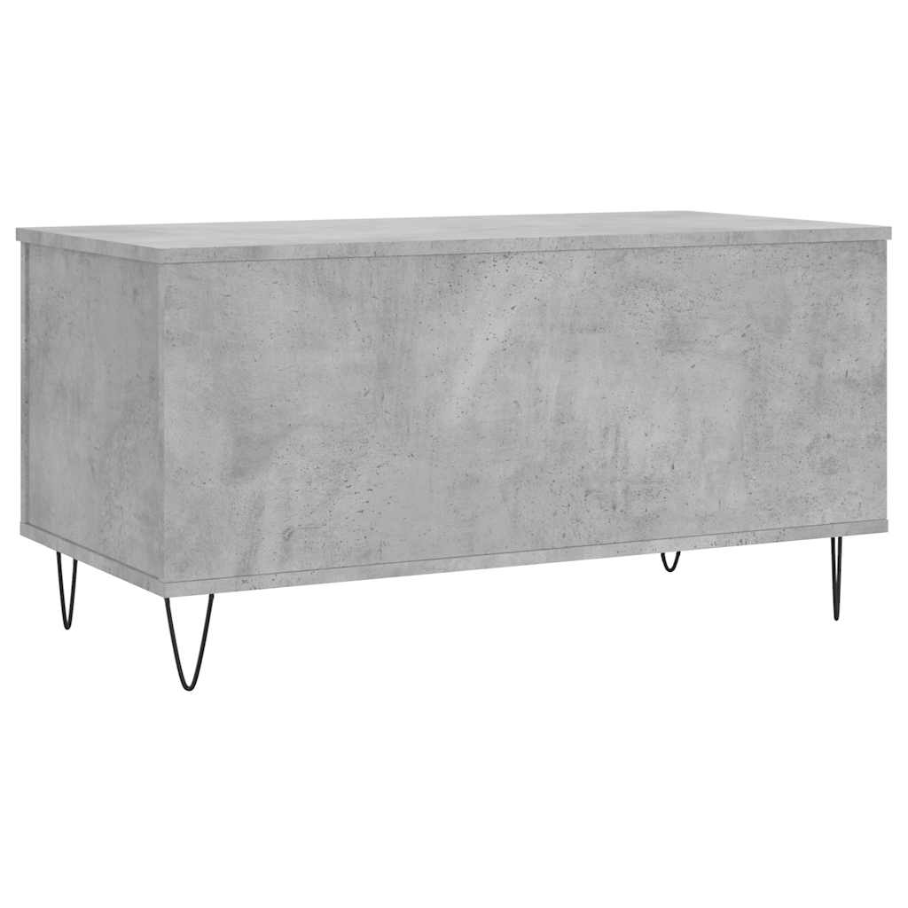 Coffee Table Concrete Grey 90x44.5x45 cm Engineered Wood