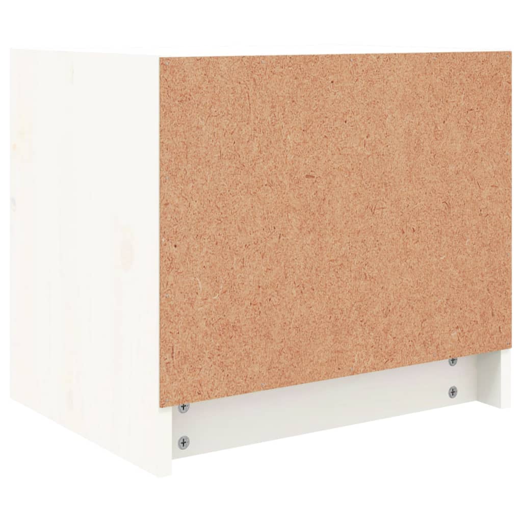 Bedside Cabinets 2 pcs White 40x31x35,5 cm Solid Wood Pine