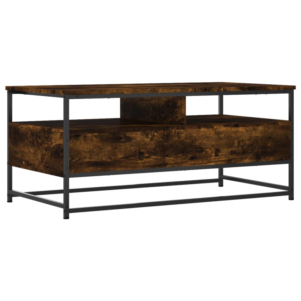 Coffee Table Smoked Oak 100 x 51 x 45 cm