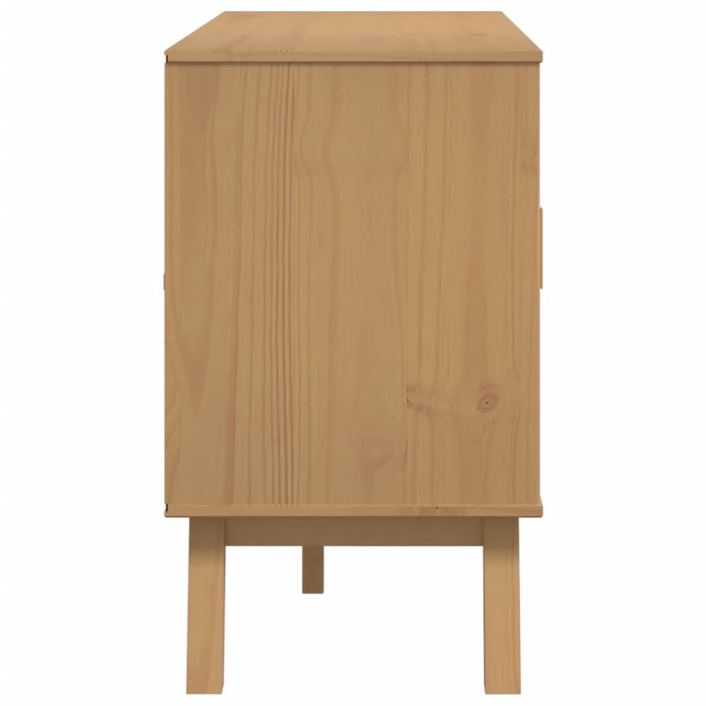 Sideboard OLDEN Brown 114x43x73.5cm Solid Wood Pine