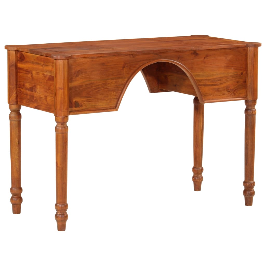Desk with Drawers 110x50x76 cm Solid Wood Acacia