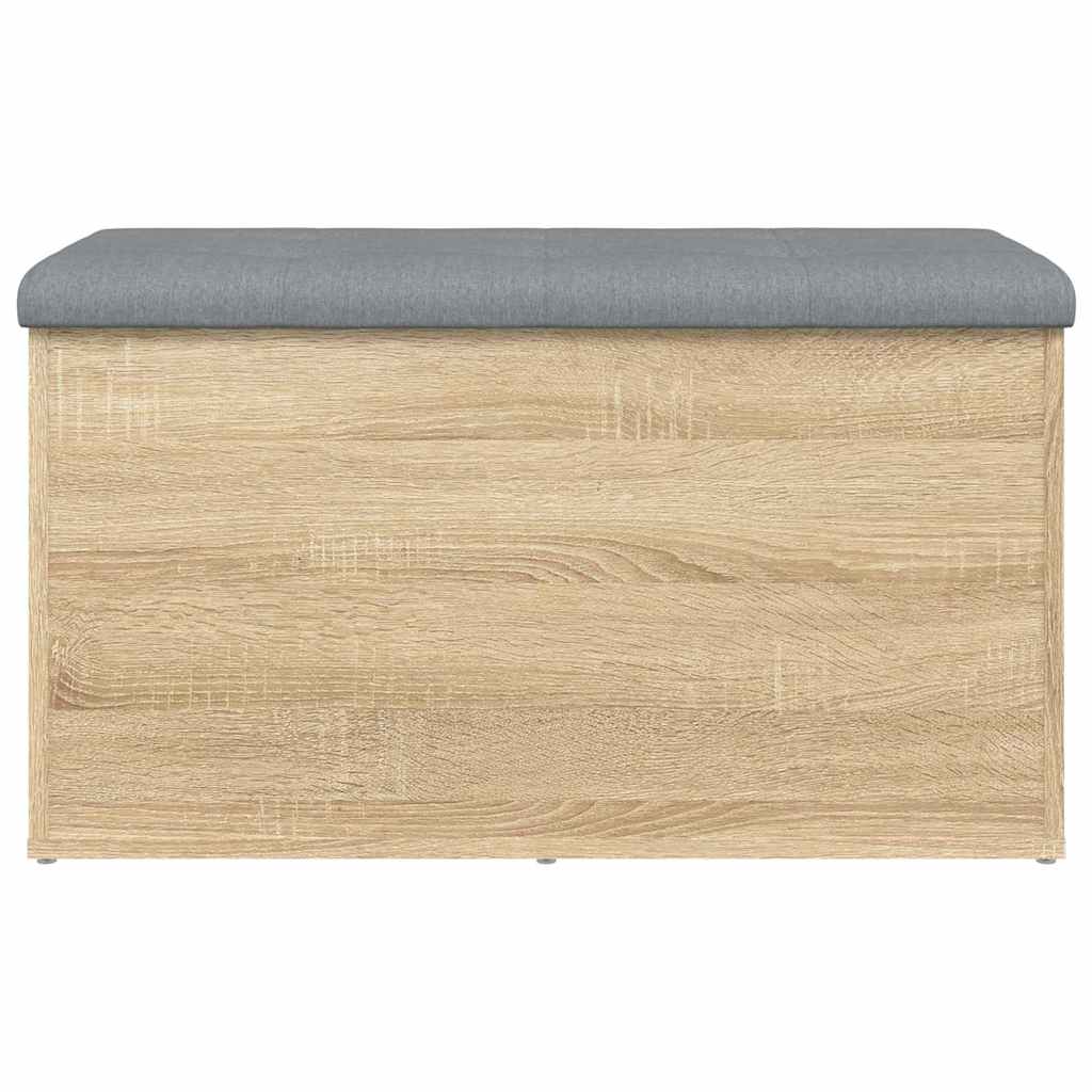 Storage Bench Sonoma Oak 82x42x45 cm Engineered Wood