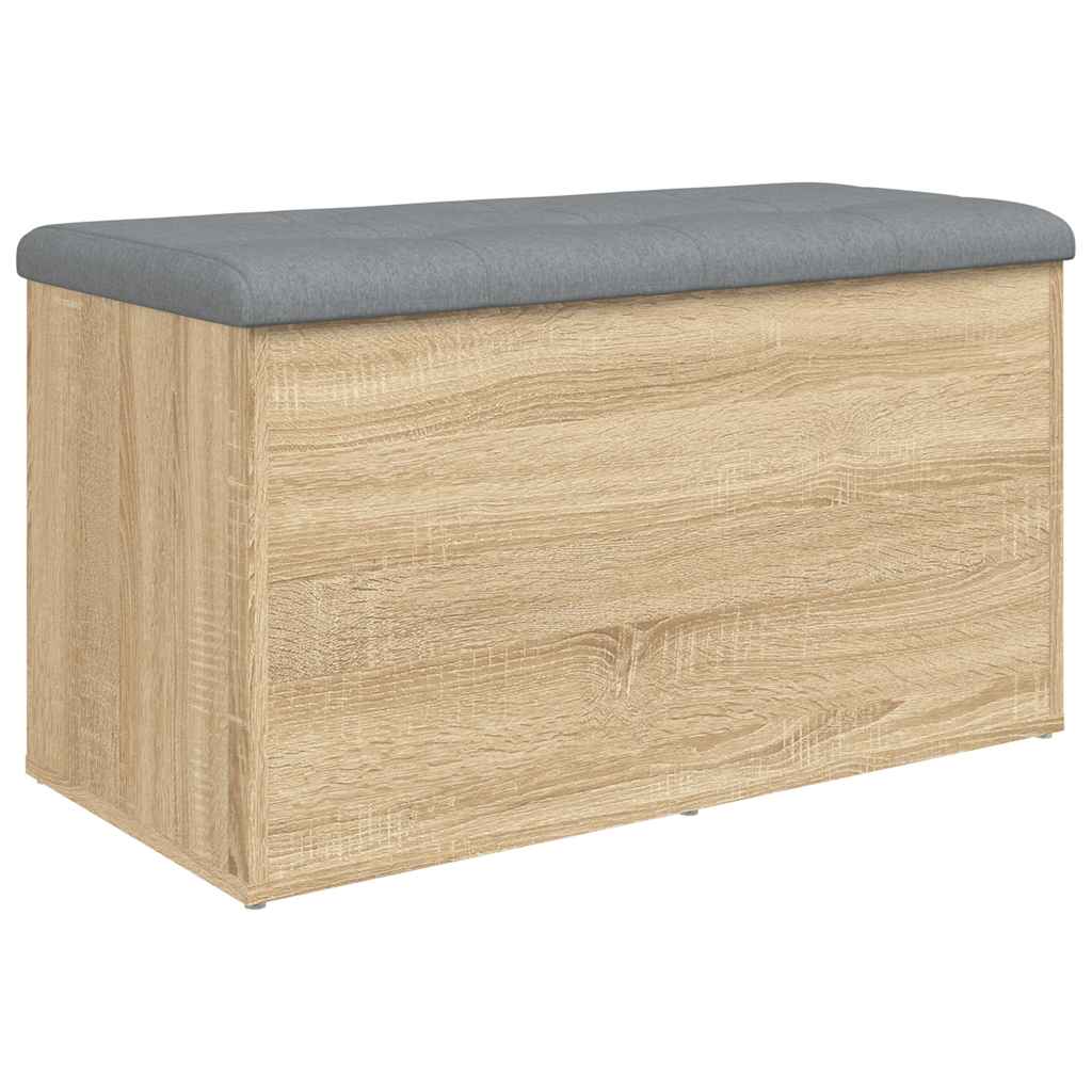 Storage Bench Sonoma Oak 82x42x45 cm Engineered Wood
