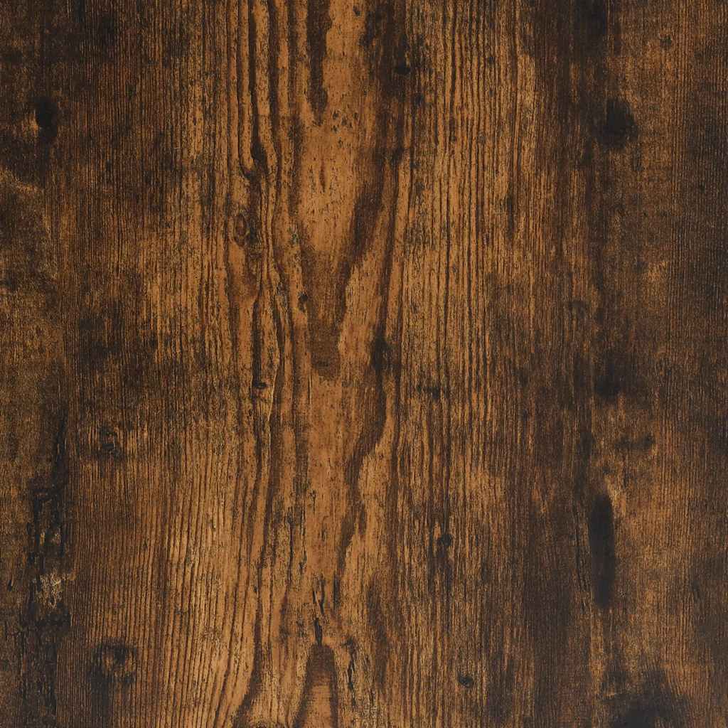 Shoe Bench Smoked Oak 102x42x45 cm Engineered Wood