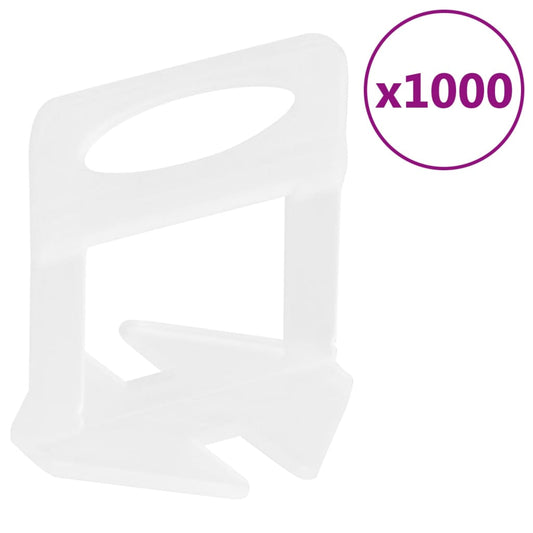 Tile Levelling Clips 1000 pcs 2 mm