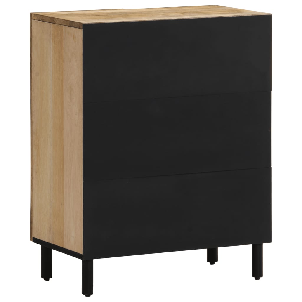 Side Cabinets 3 pcs 60x33x75 cm Solid Wood Mango