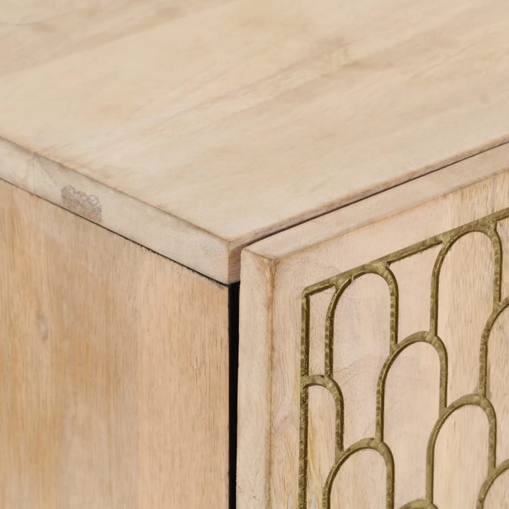 Side Cabinets 3 pcs 60x33x75 cm Solid Wood Mango
