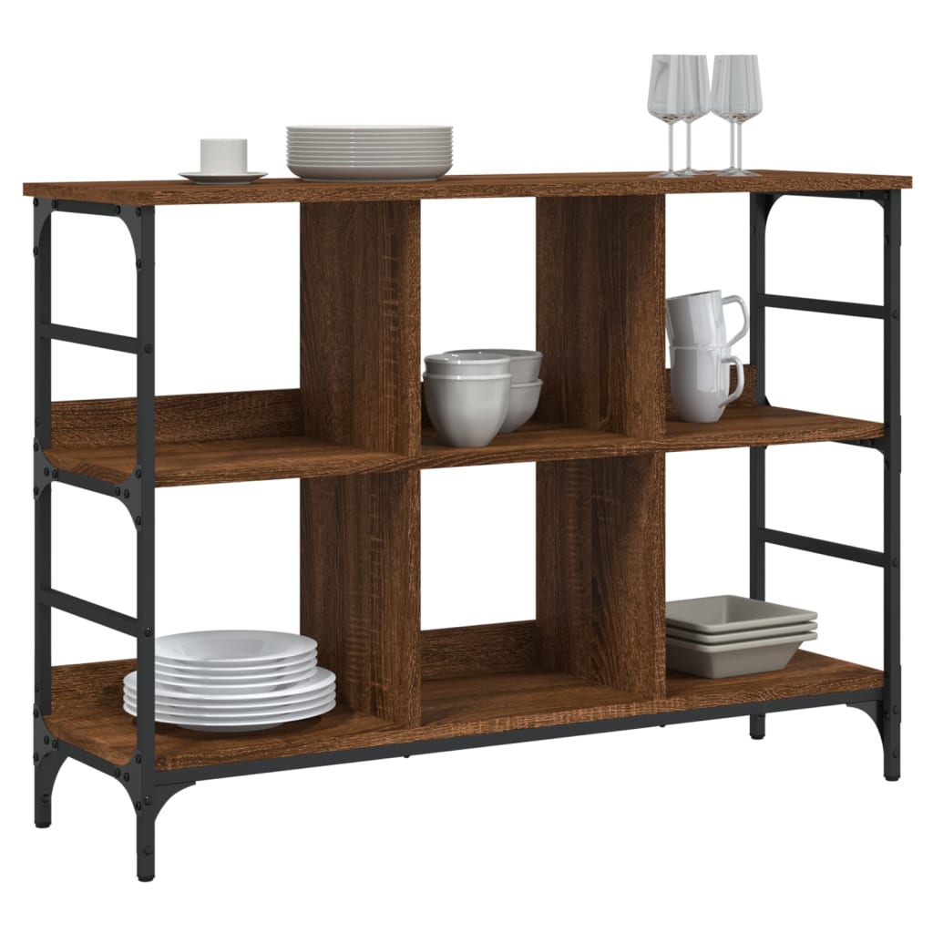 Sideboard Brown Oak 102x32x73,5 cm Engineered Wood