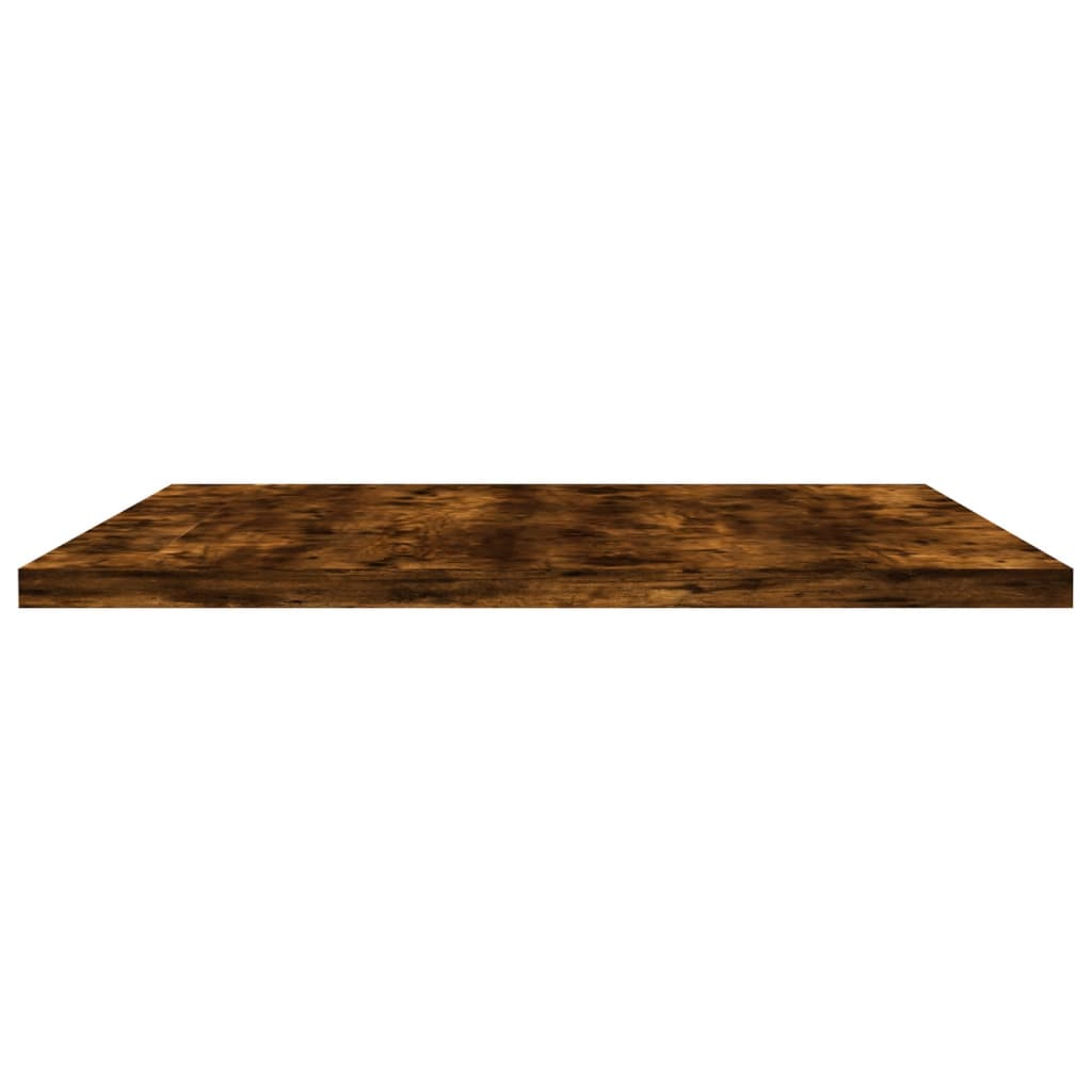 Wall Shelves 4 pcs Smoked Oak 60x40x1,5 cm Engineered Wood