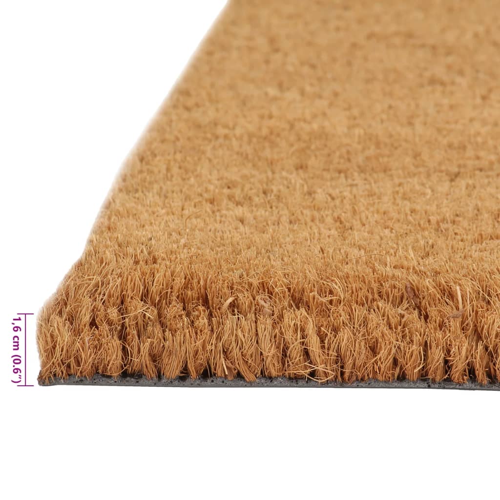 Door Mat Natural 50x80 cm Tufted Coir
