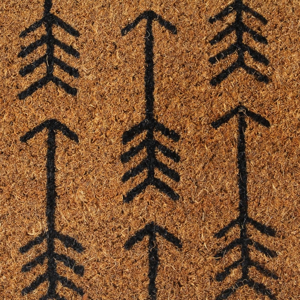 Door Mat Natural 45x75 cm Tufted Coir