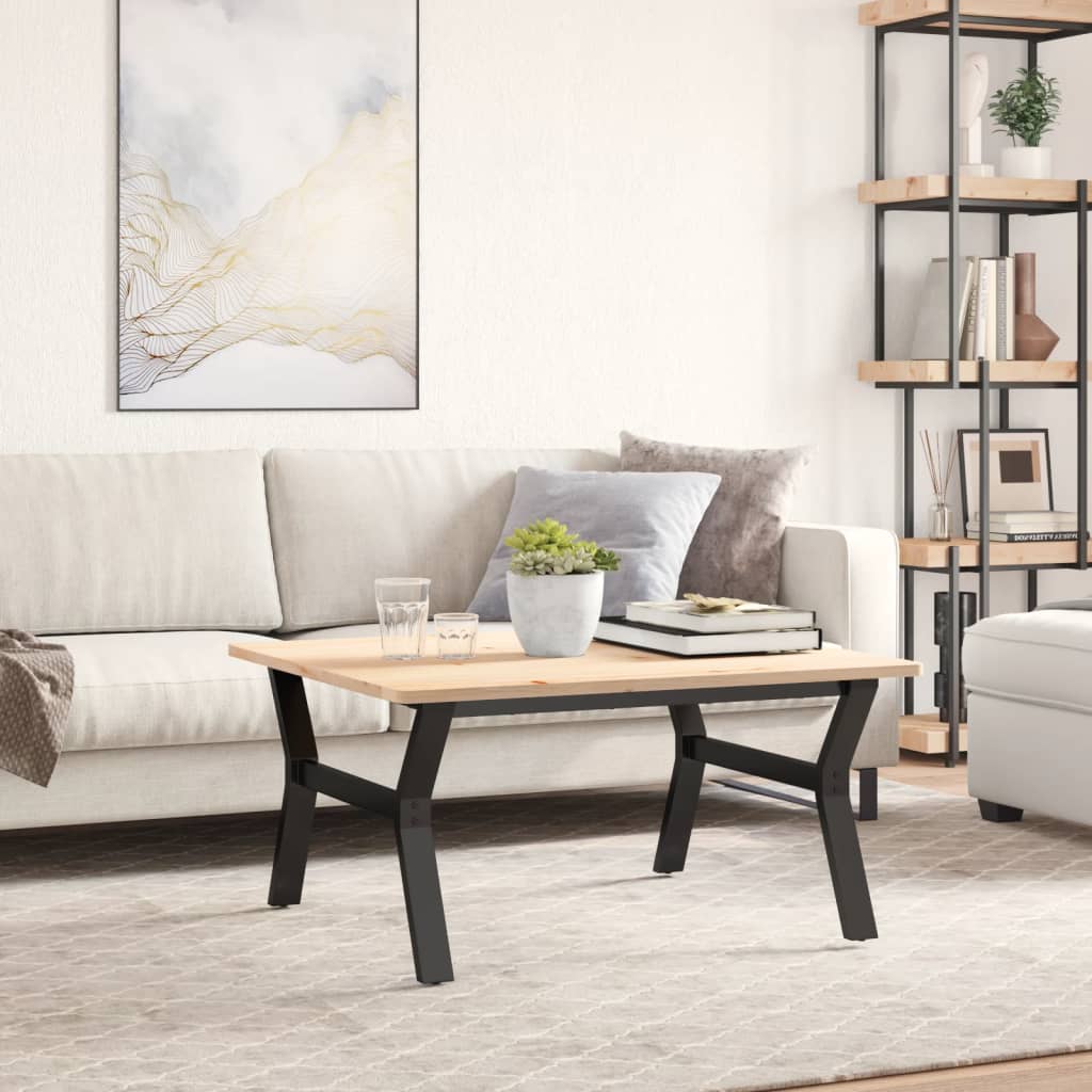 Coffee Table Legs Y-Frame 80x70x43 cm Steel
