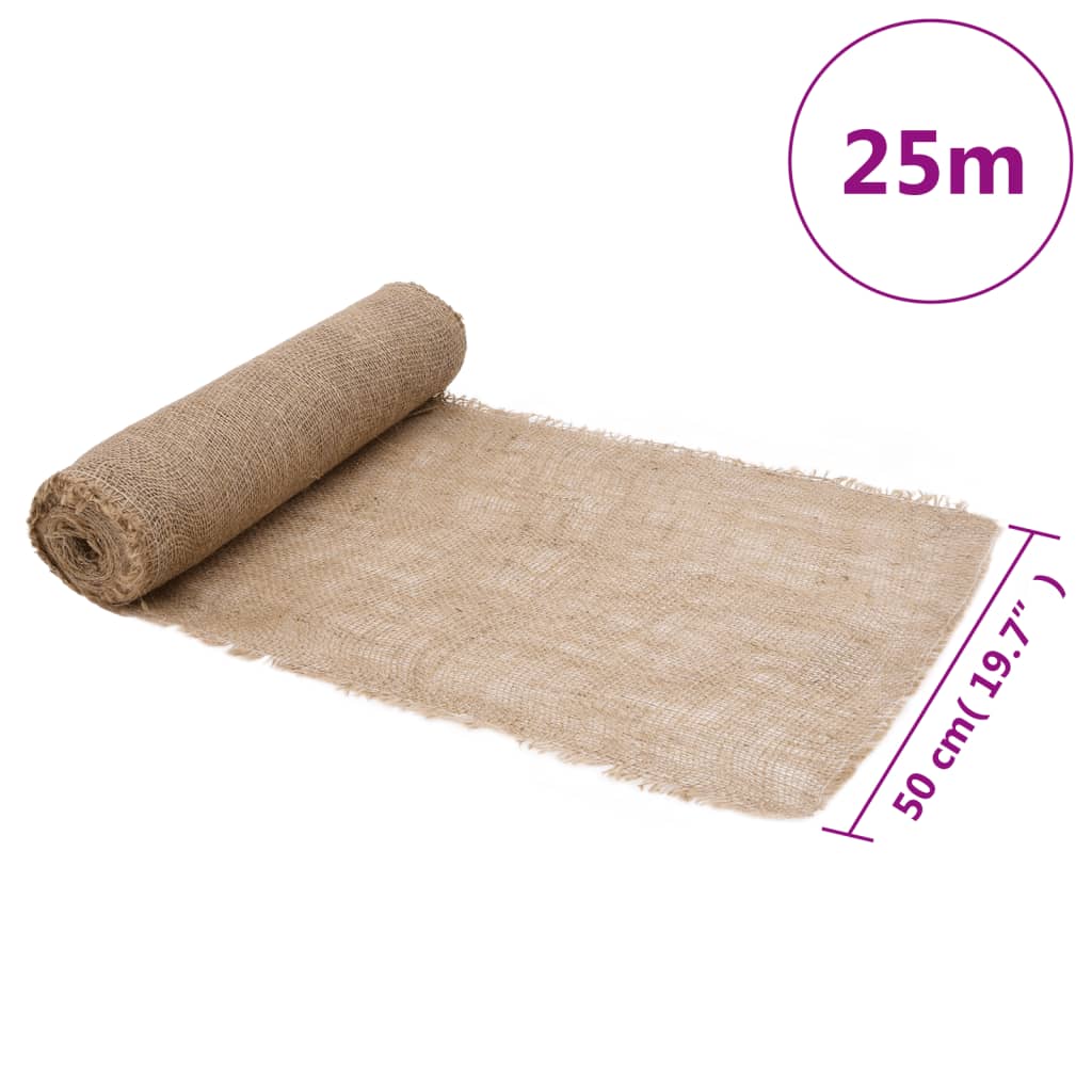 Jute Roll 0,5x25 m 100% Jute 200 gsm