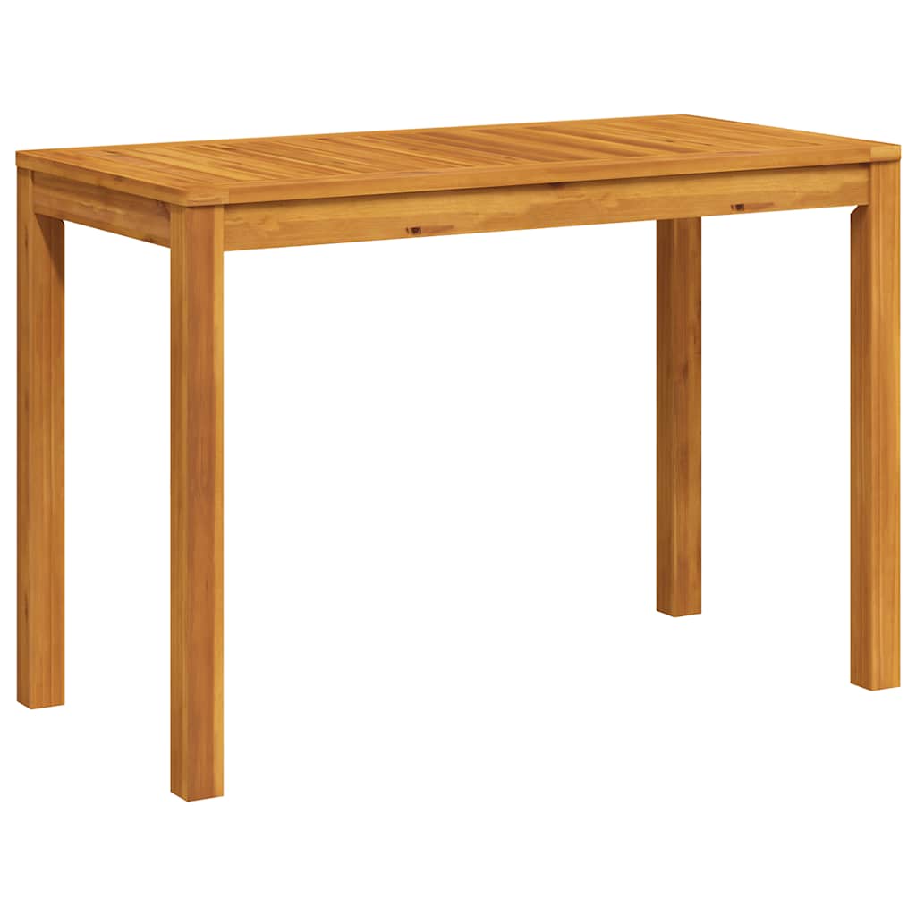 Garden Dining Table 110x55x75 cm Solid Wood Acacia