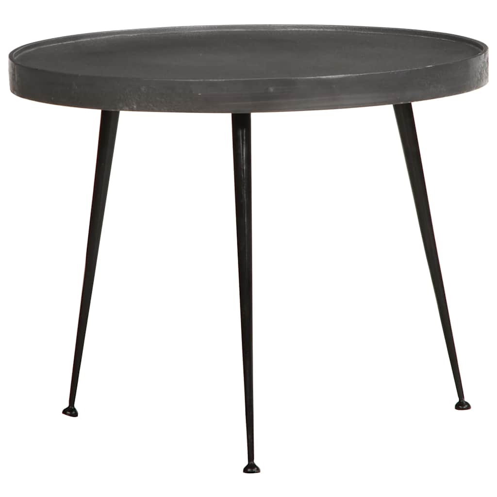 Coffee Table 2 pcs Black Engineered Wood