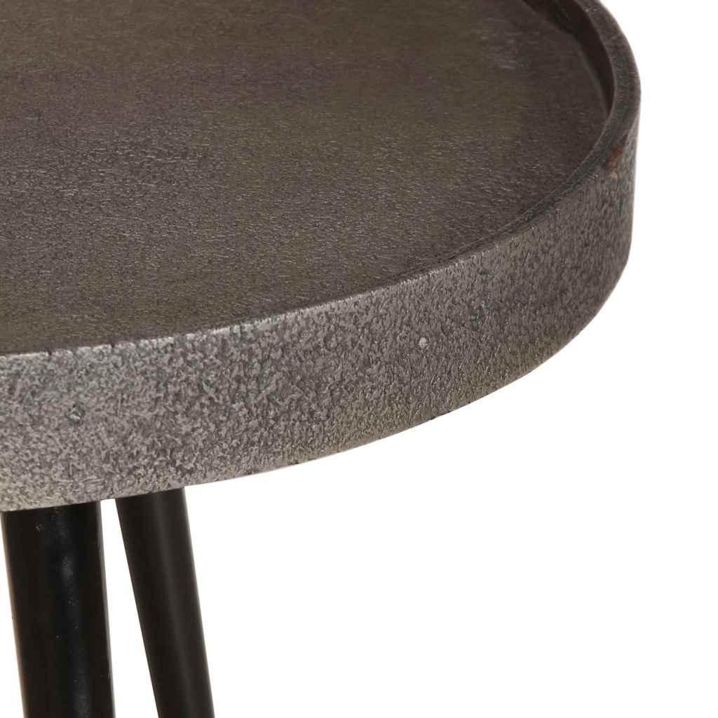 Coffee Table 2 pcs Silver Engineered Wood