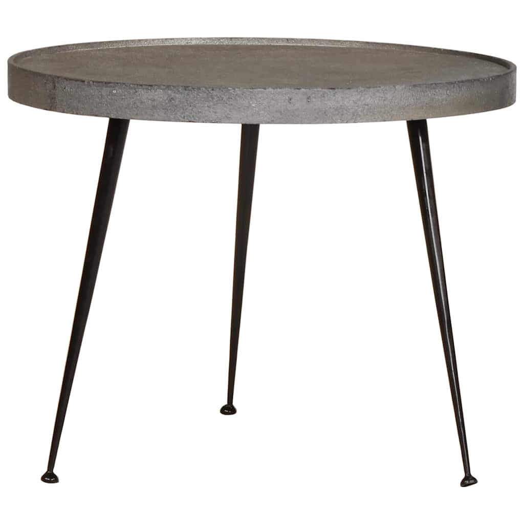 Coffee Table 3 pcs Silver Engineered Wood