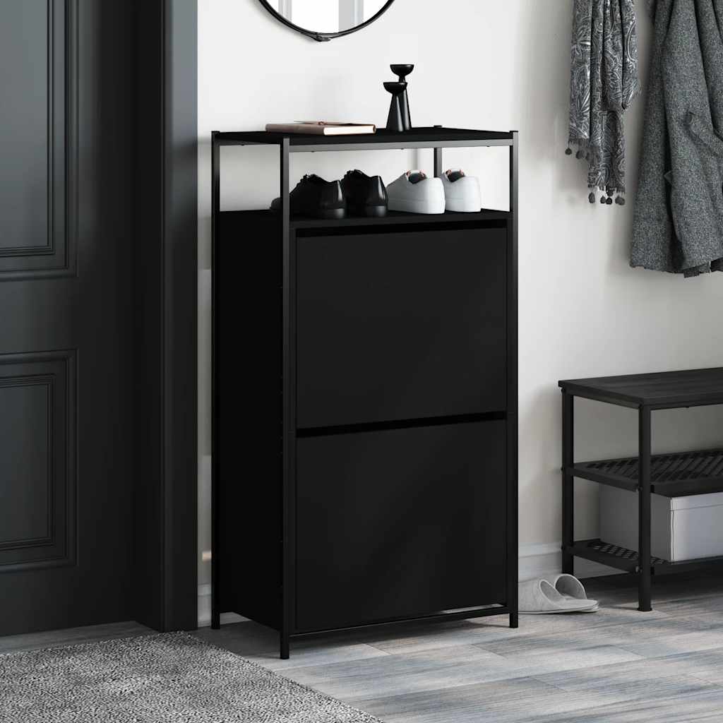 Shoe Cabinet Black