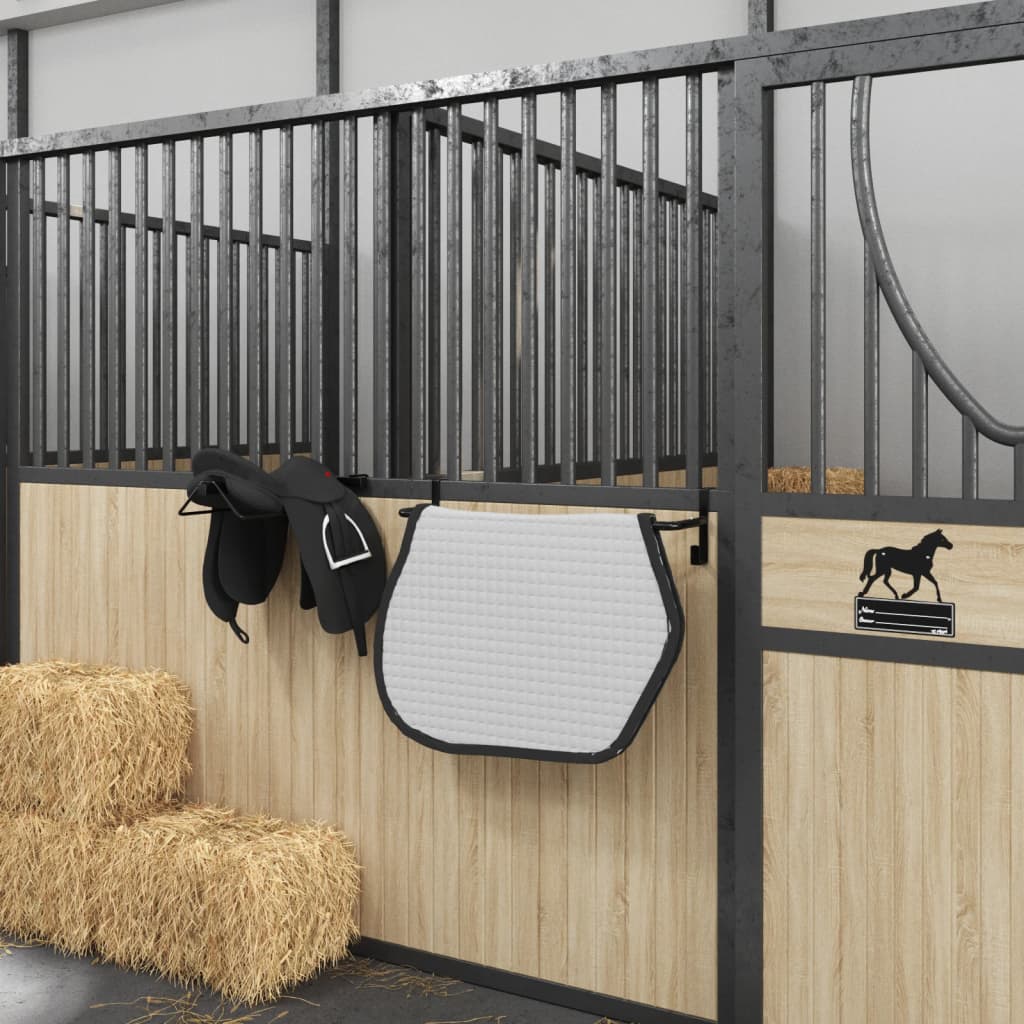 Saddle Pad Rack Black Iron