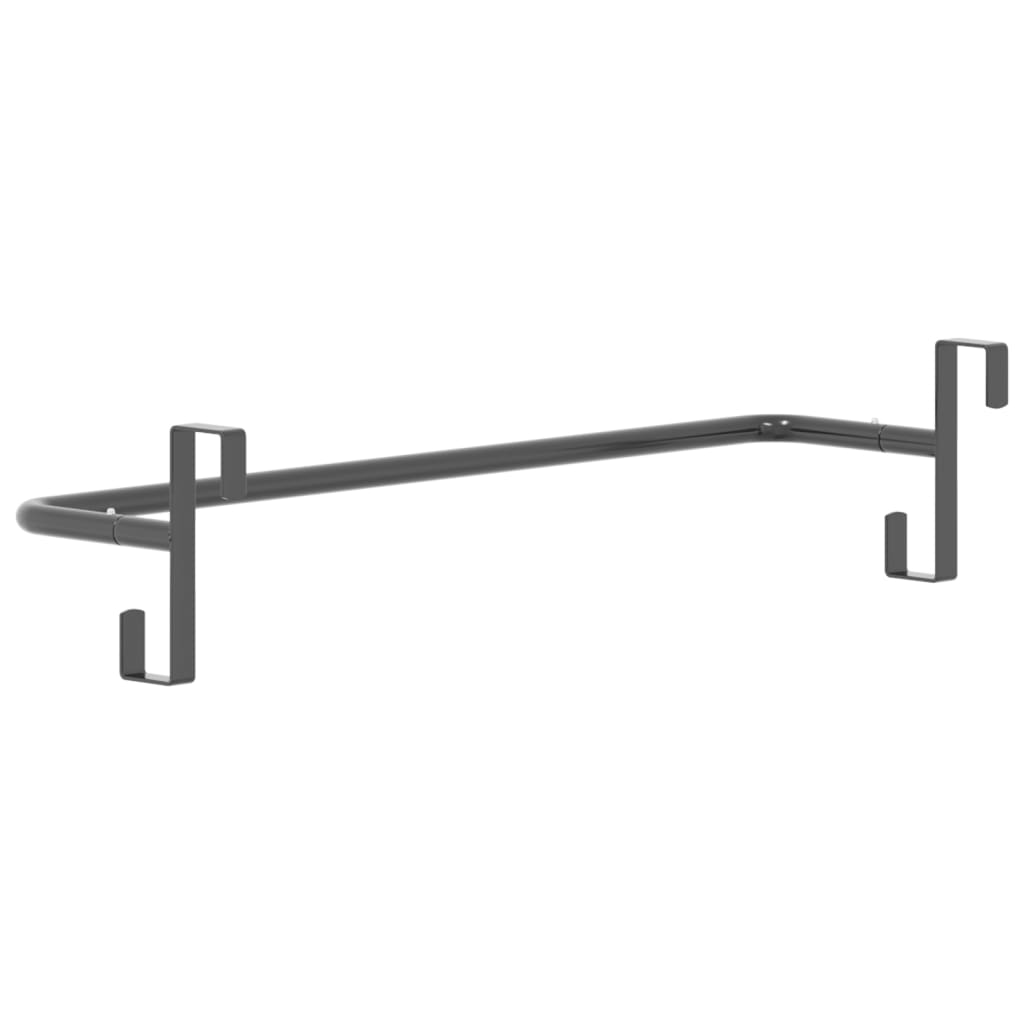 Saddle Pad Rack Black Iron