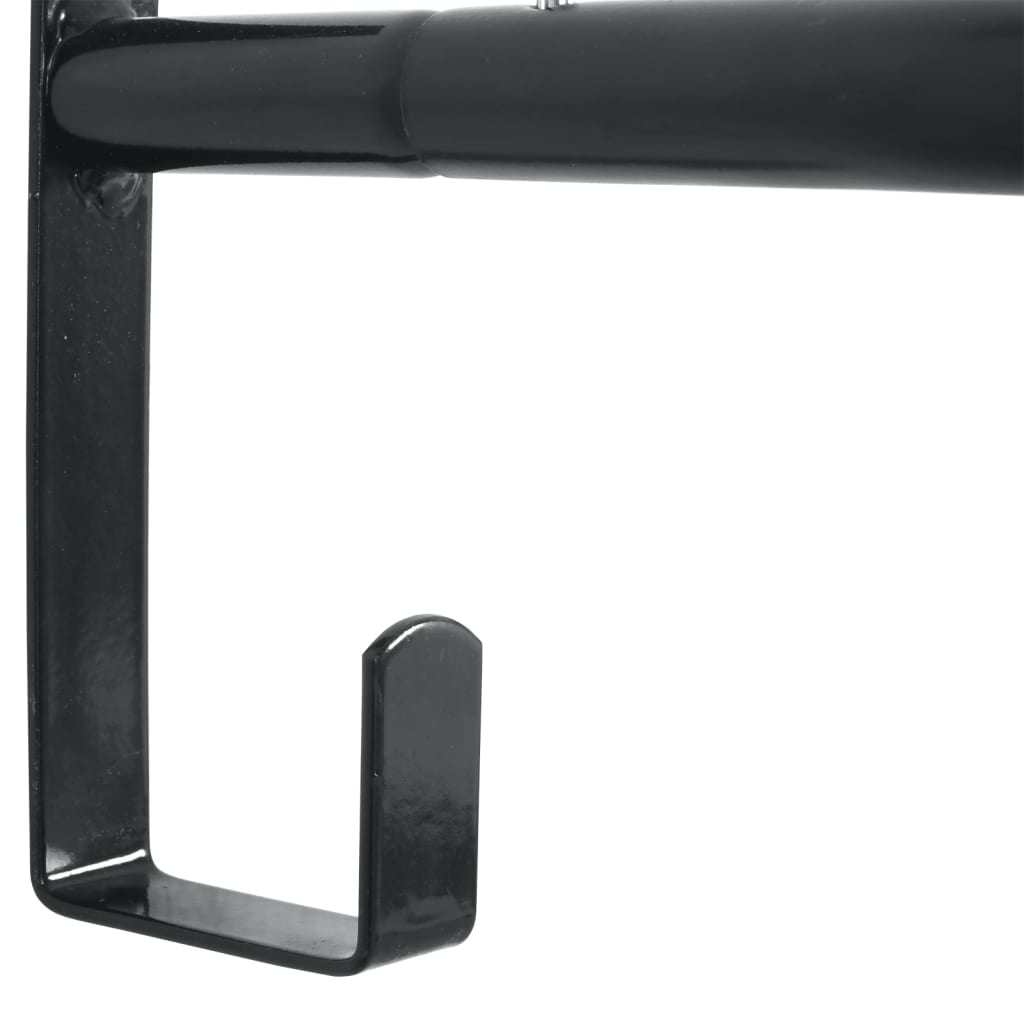 Saddle Pad Rack Black Iron