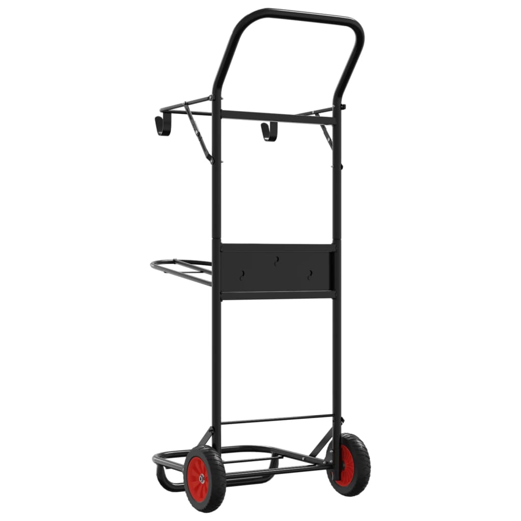 Saddle Trolley Foldable Black Steel