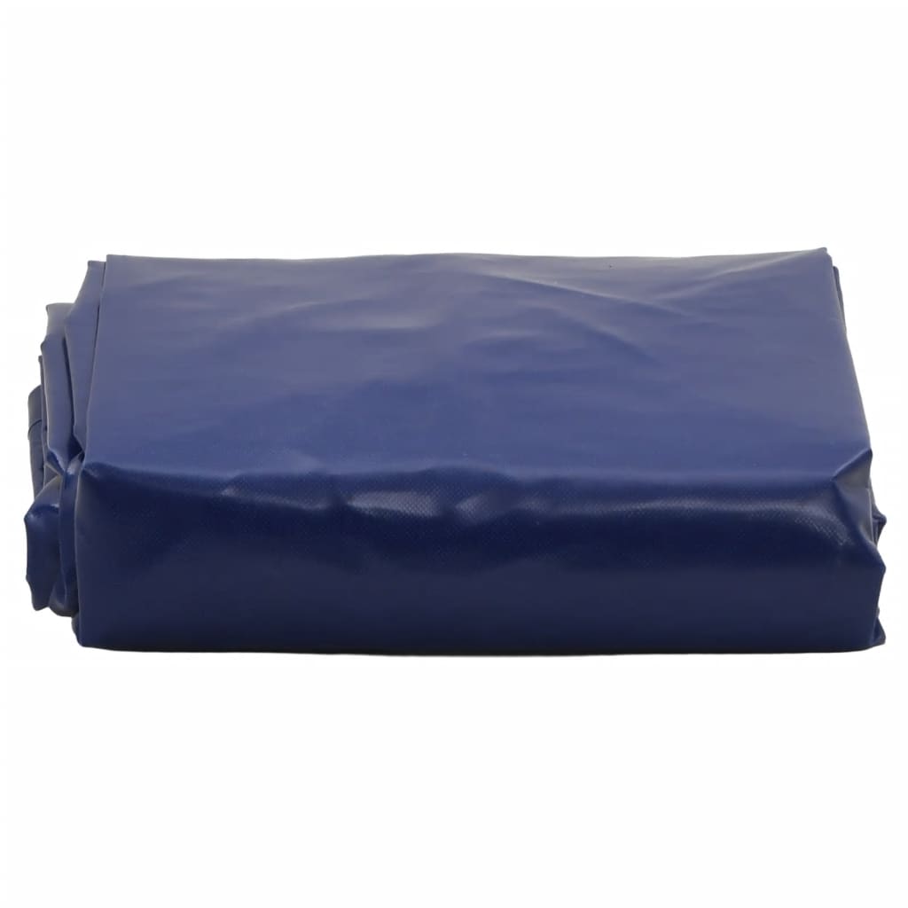 Tarpaulin 650g / m² Blue 5 x 8 m Canvas with PVC Coating