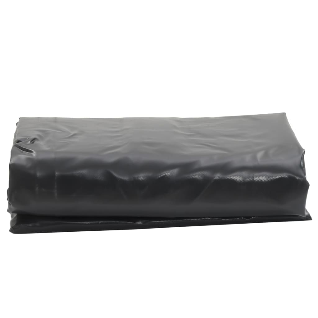 Tarpaulin 650g / m² Anthracite 4 x 4 m Canvas with PVC Coating