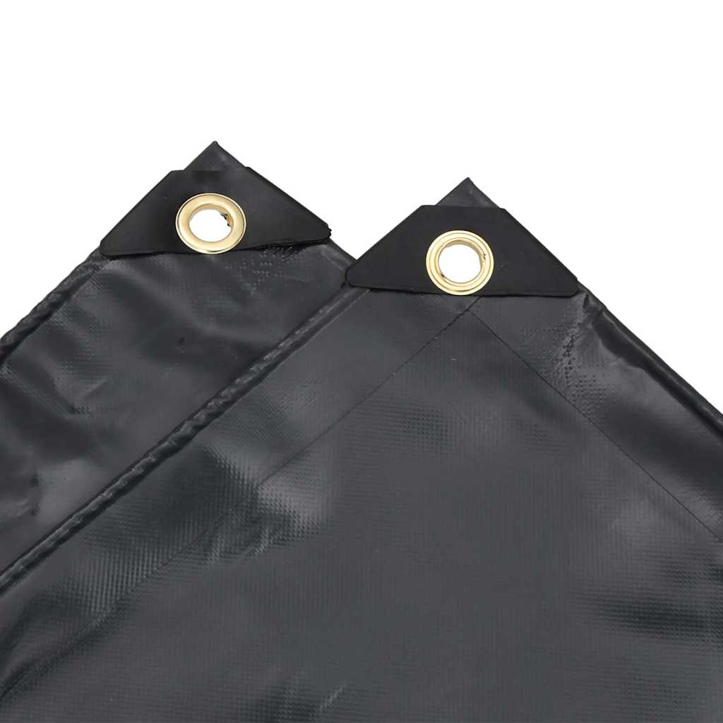 Tarpaulin 650g / m² Anthracite 4 x 6 m Canvas with PVC Coating
