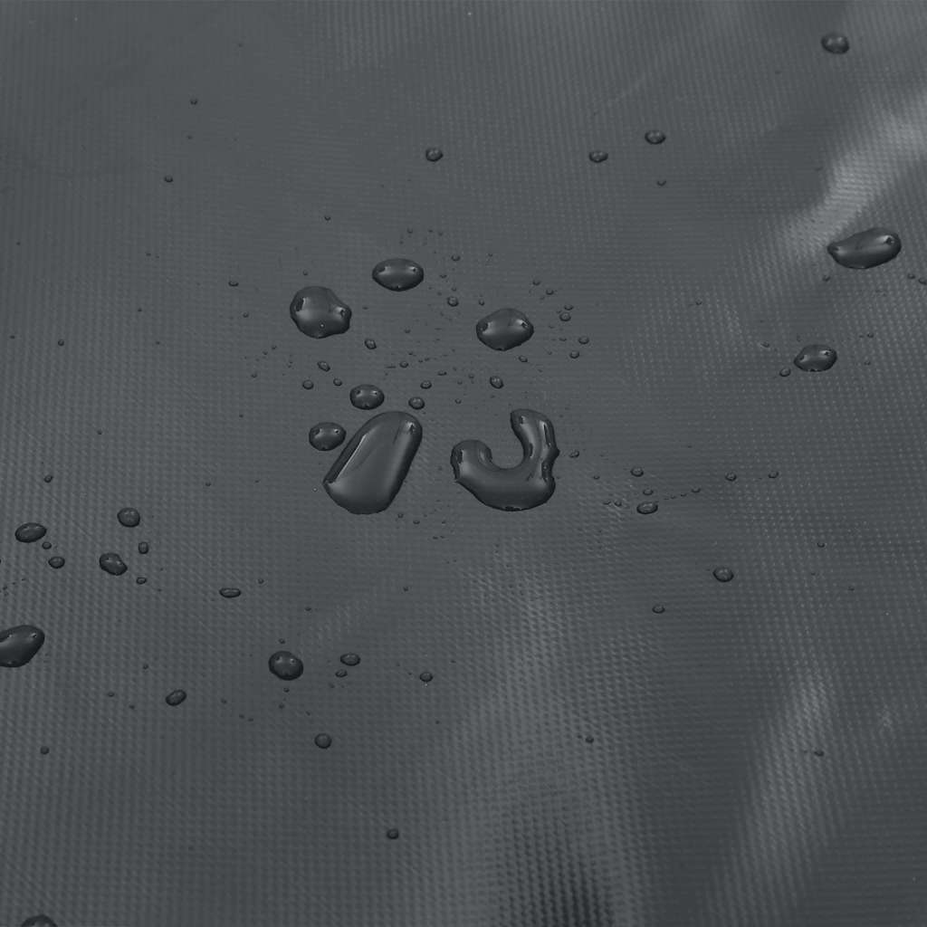 Tarpaulin 650g / m² Anthracite 4 x 6 m Canvas with PVC Coating