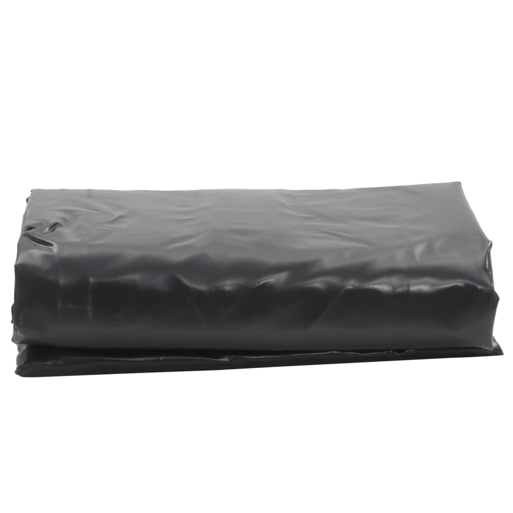 Tarpaulin 650g / m² Anthracite 1.5 x 6 m Canvas with PVC Coating