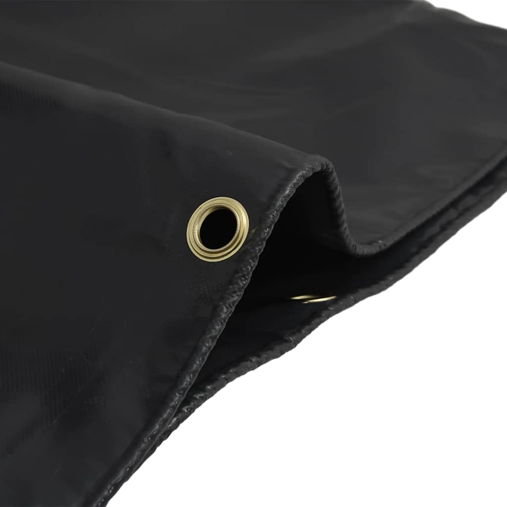 Tarpaulin 650g / m² Anthracite 5 x 7 m Canvas with PVC Coating